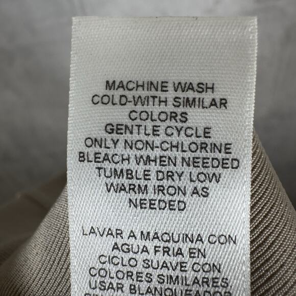 Easywear by Chicos Pull On Slinky Pant Womens 2 (M/L) Tan High Rise Stretch - Picture 9 of 14